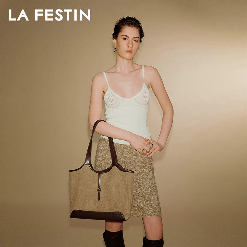LA FESTIN Original Bags for Woman Shoulder Bags Tote Bag Designer Bags Luxury 2026 Top-handle Bags Large Bag for Travel