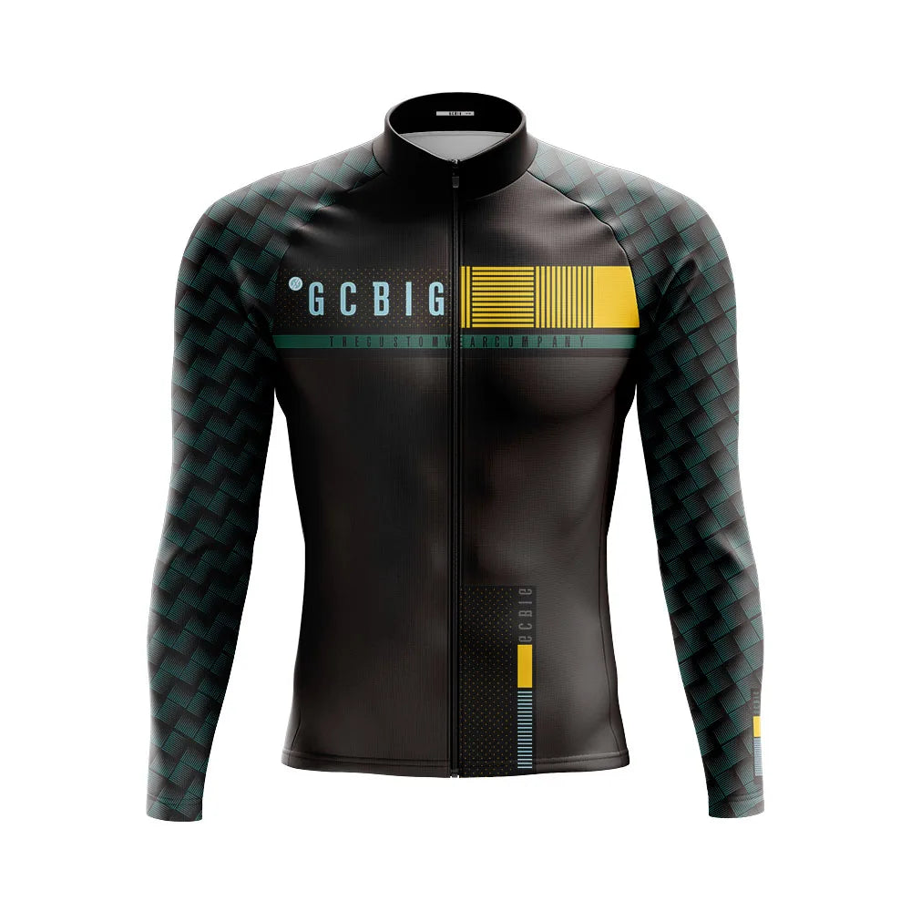 Giacca ciclismo uomo in pile con tre tasche