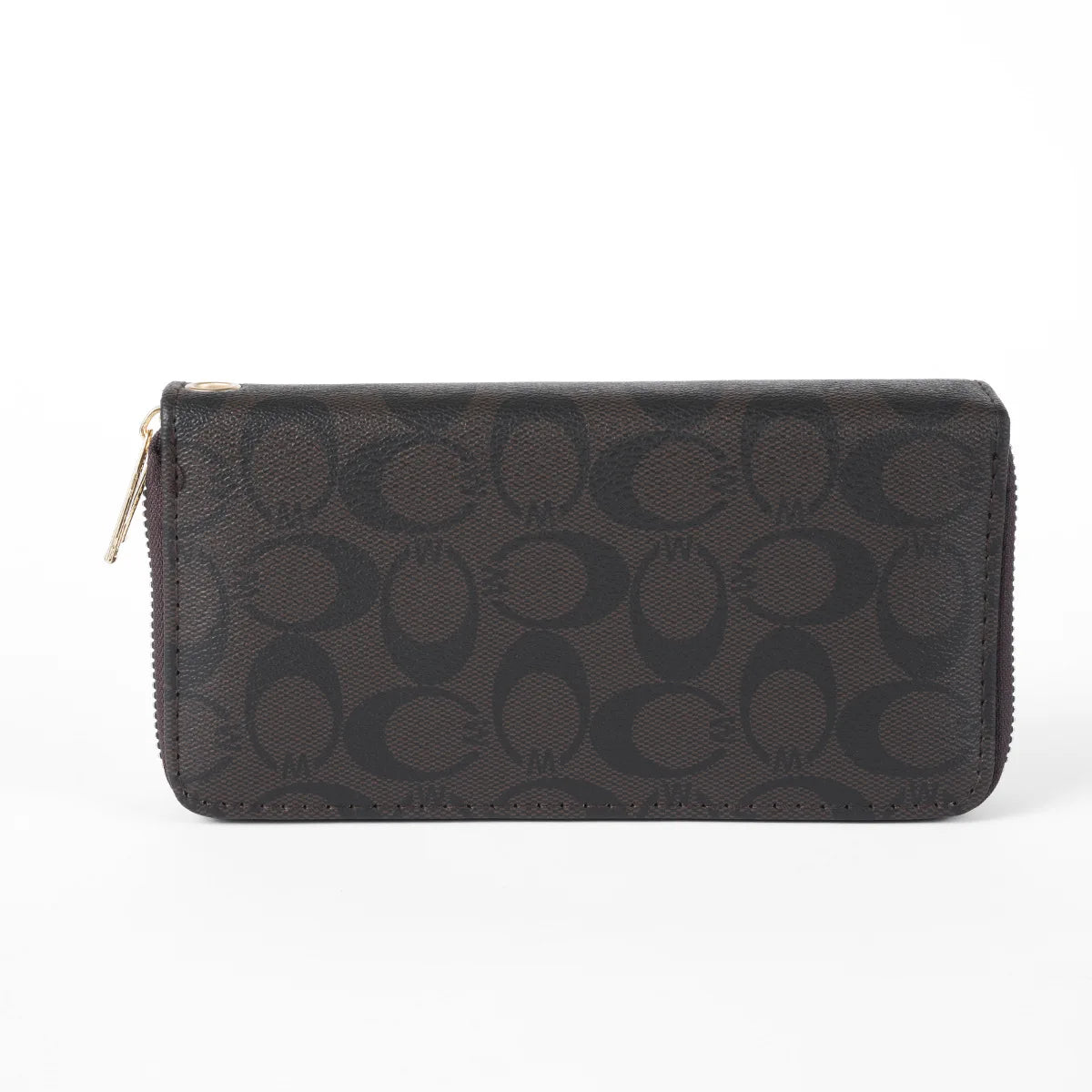 Elegant Floral Print Large Capacity Long Wallet for Women Double Zipper Handbag with Wrist Strap Mobile Phone Storage 2026 Ne...