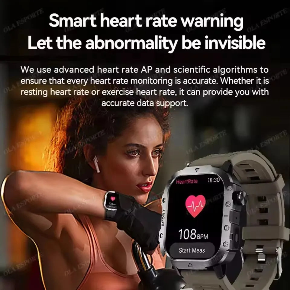 AMOLED Outdoor Smartwatch with Bluetooth Calling