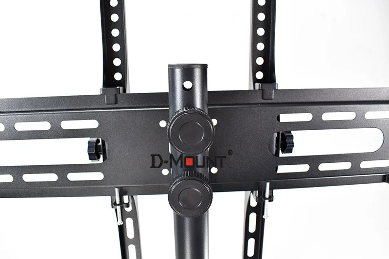 DLS-12MT Nouveau trépied de sol universel réglable en hauteur de 14'-55', capacité 50kg, support inclinable pour TV LCD, VESA 400x400 300x300, chariot pour écran