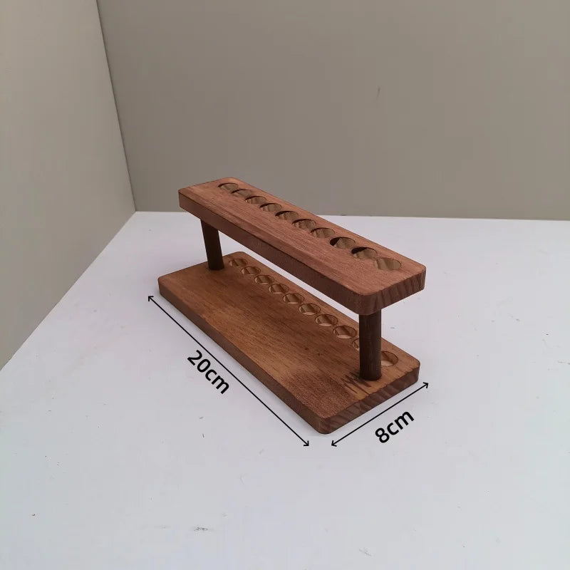 Wooden Pen Display Stand, 10 Slots