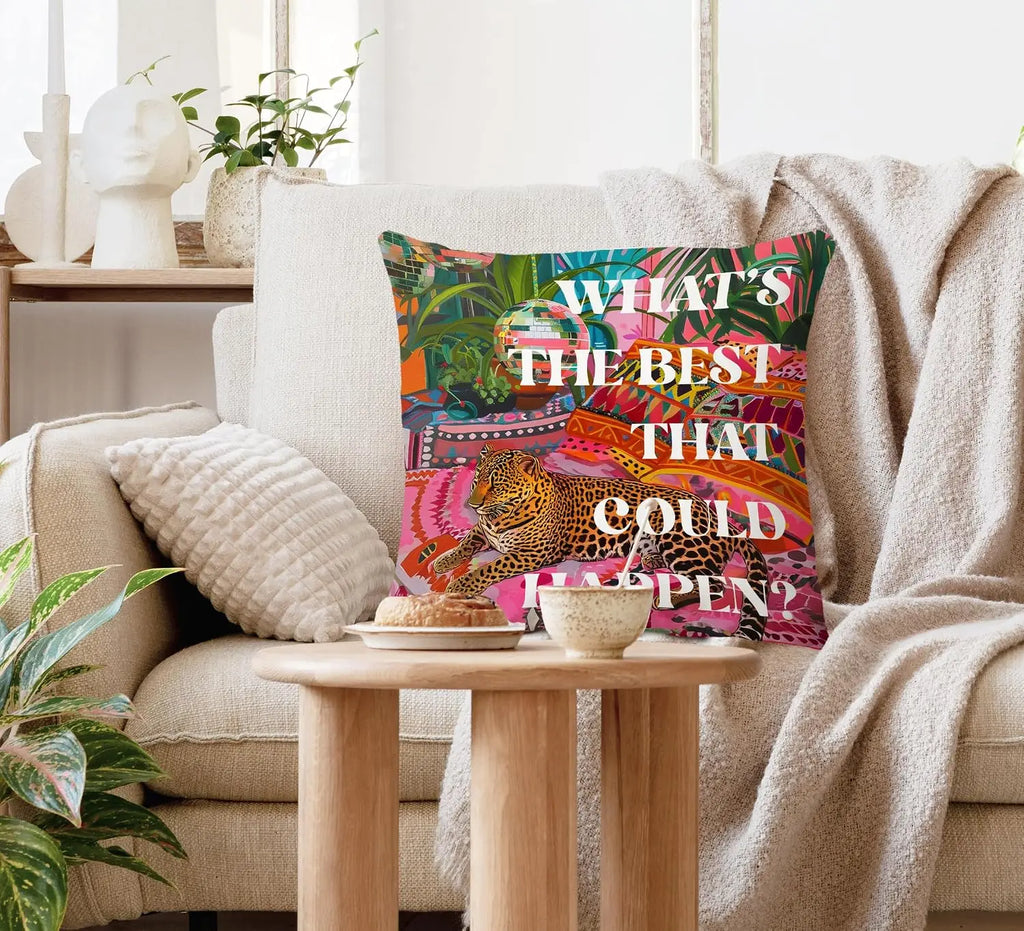 Tropical print pillowcase throw cushion case art decor for bedroom house bedding home accessories