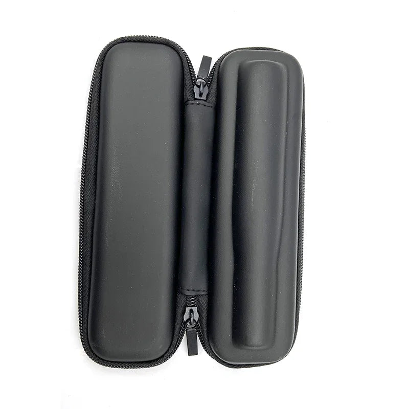 Black Mini Slim Case Small EGo Leather Zipper Carry CE4 MT3 M6 EVOD Bag Kit