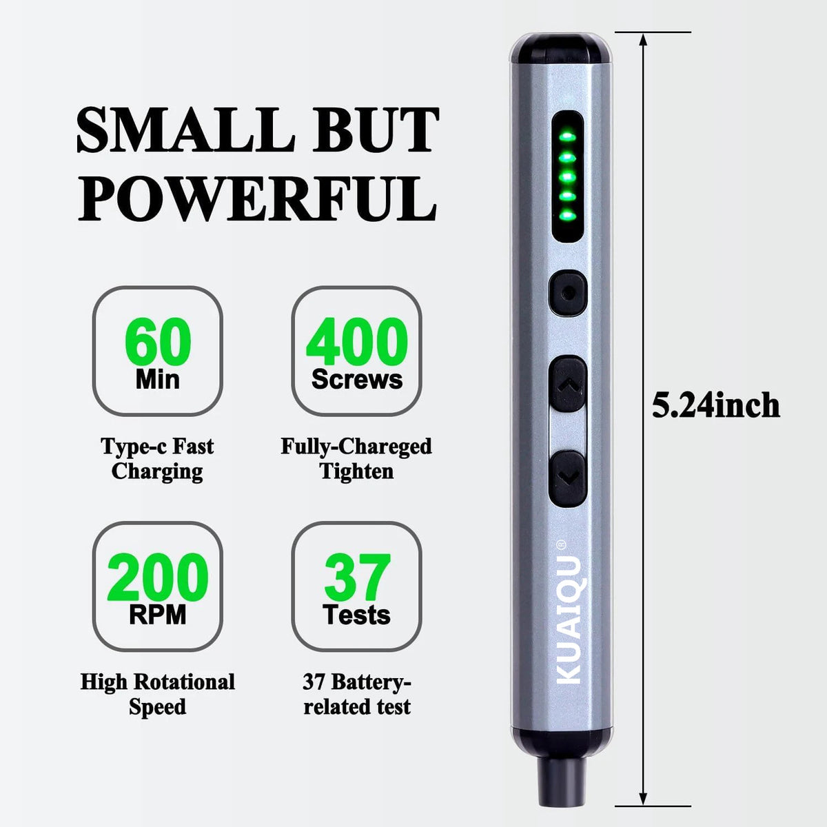 Cacciavite elettrico di precisione con set di punte