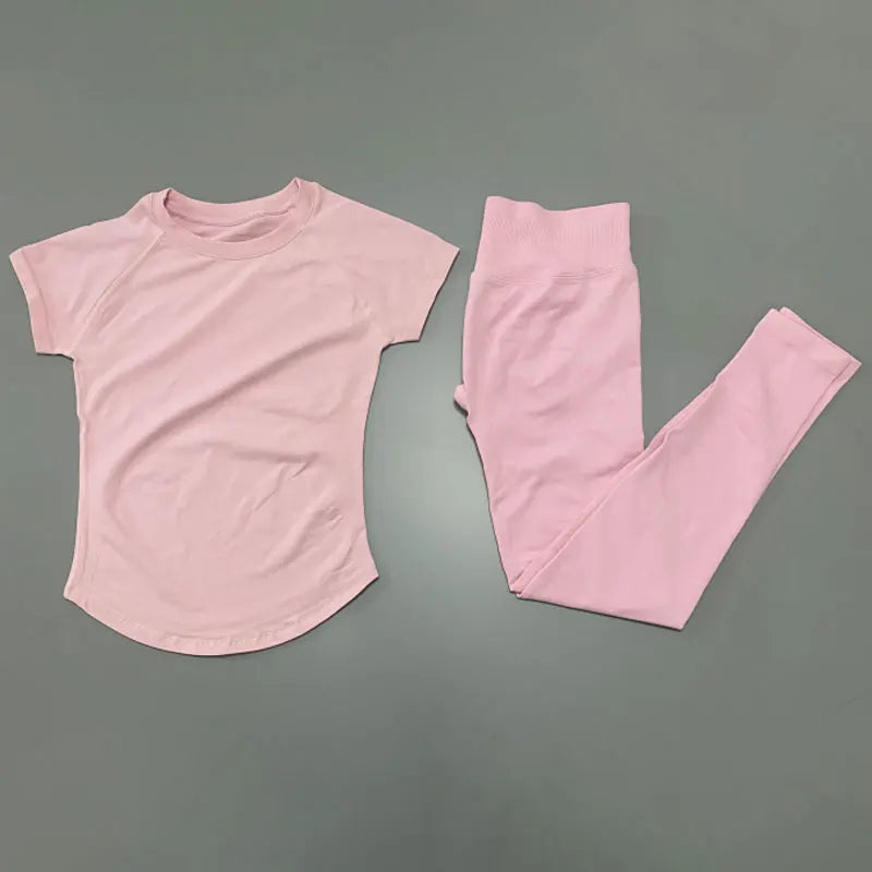 Ensemble yoga femme, 2 pièces, haut et legging
