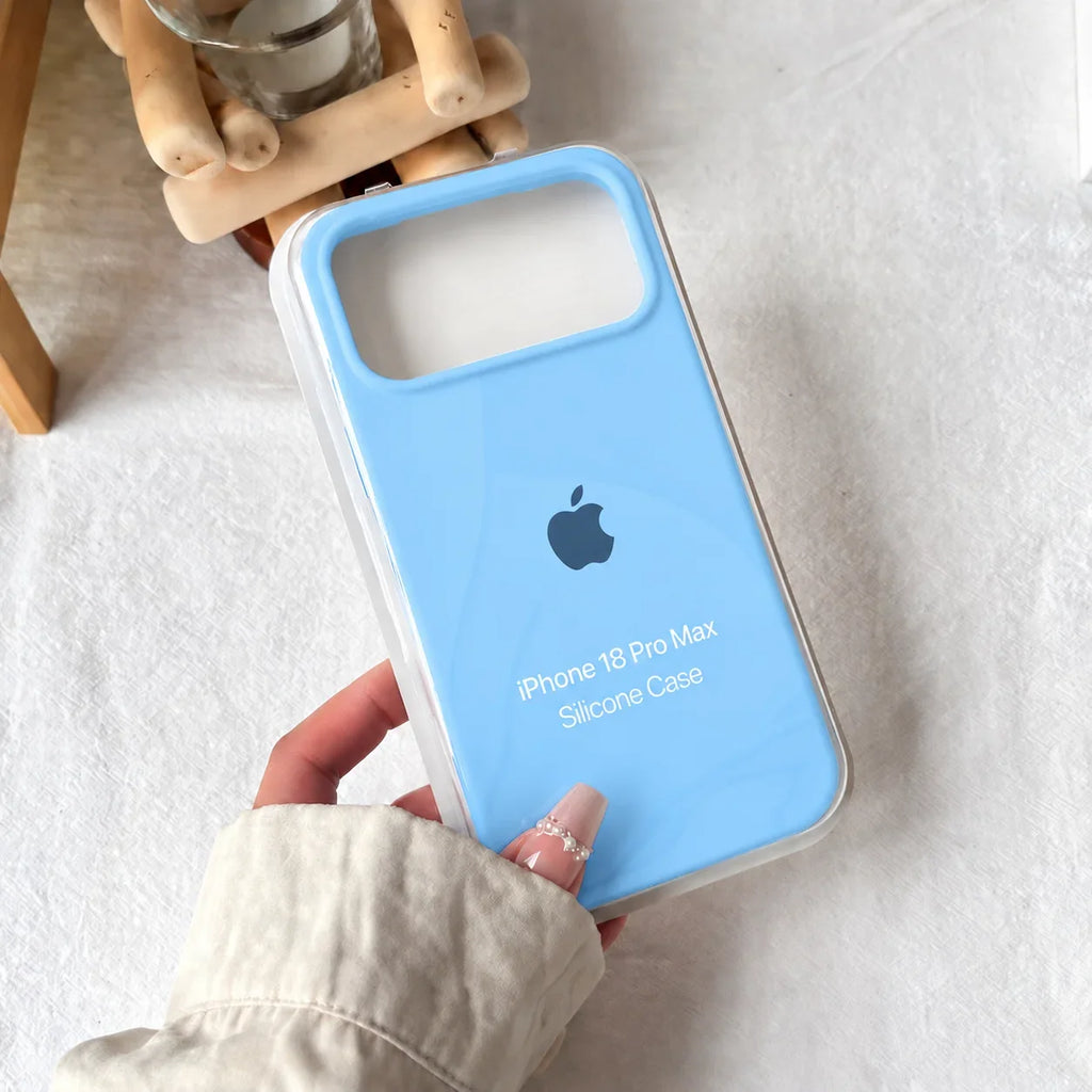 Liquid Silicone Phone Case For Apple iPhone 17 16 15 14 13 18 Pro Max Shockproof Anti-Fingerprint Protective Slim Fit Back Cover