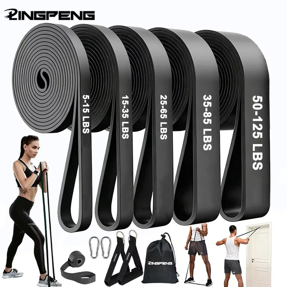 Resistance Band Set for Strength Training and Pull-Up Assistance