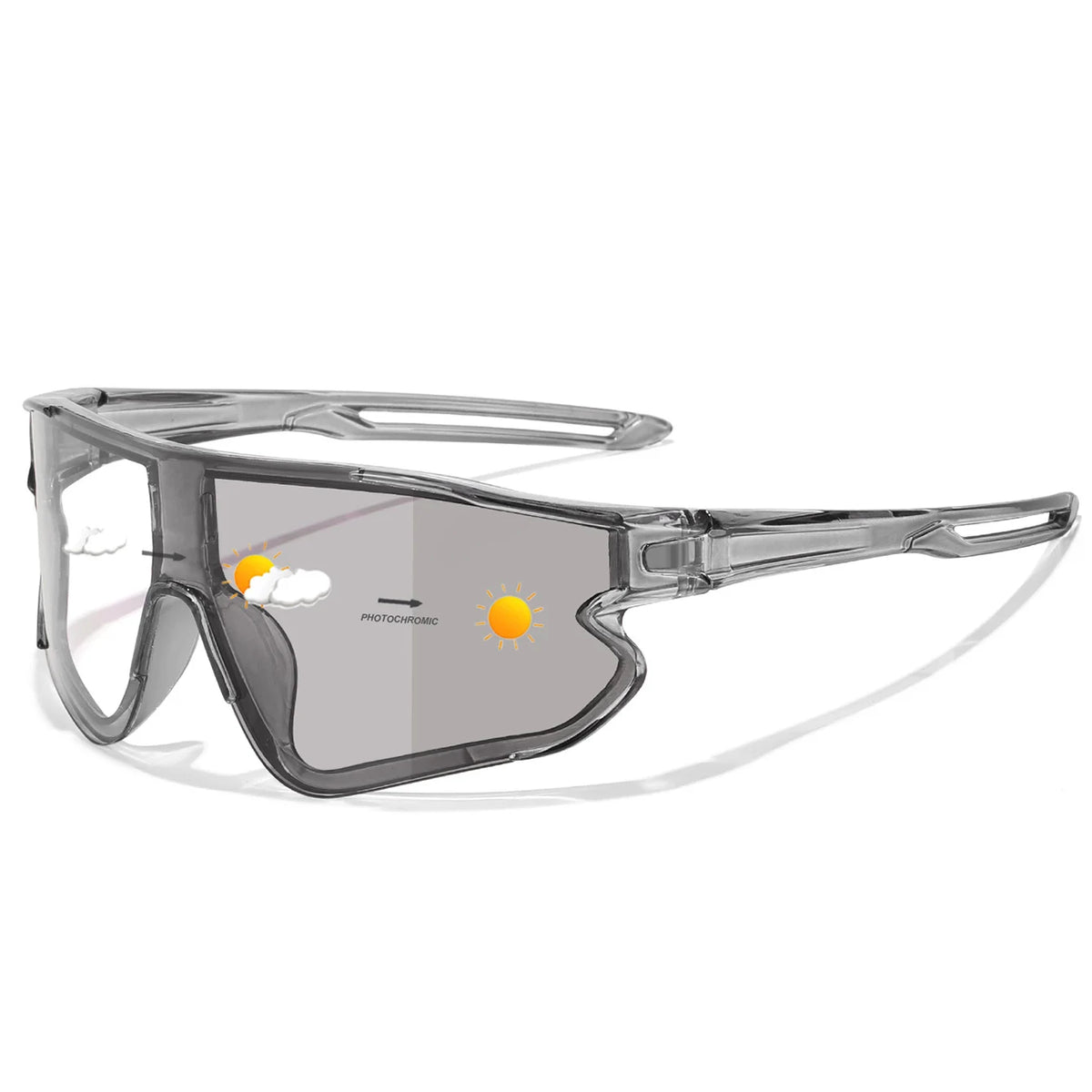 New Style Brand Photochromic Eyewear for Men and Women, MTB and Cycling Glasses, Running and Fishing Glasses, Comfortable Windproof Goggles