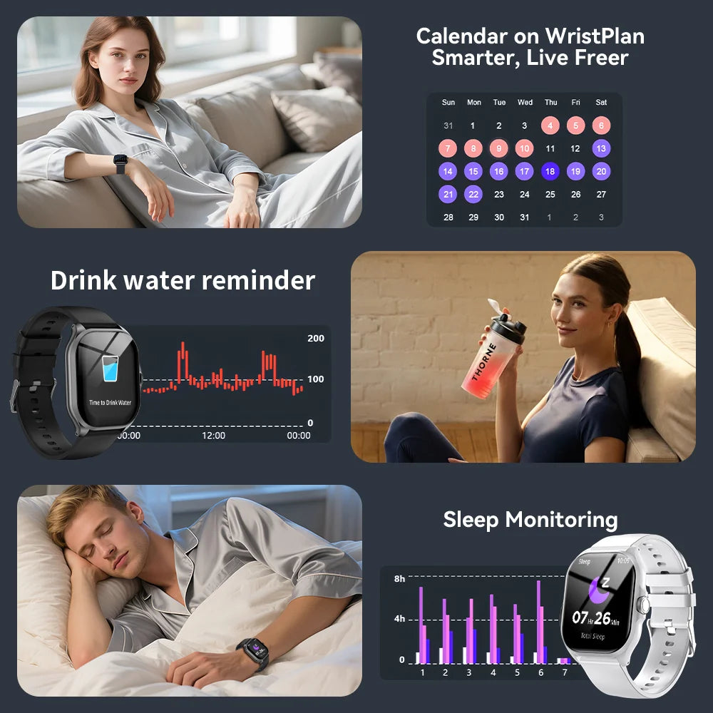 LAXASFIT Bluetooth Calling Smartwatch