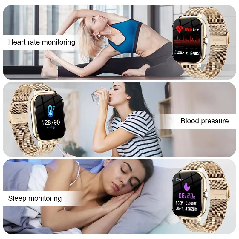 LAXASFIT Y13 smartwatch con chiamate Bluetooth