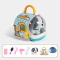 Giocattolo elettronico per cani, cucciolo di peluche interattivo che cammina, vibra e si muove automaticamente, regalo per bambini e neonati