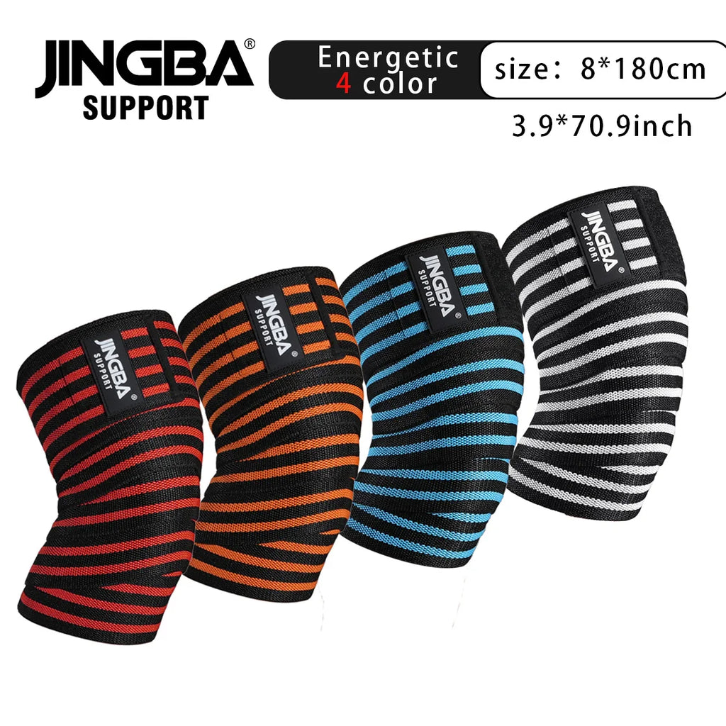 Elastic Knee Wraps for Weight Training