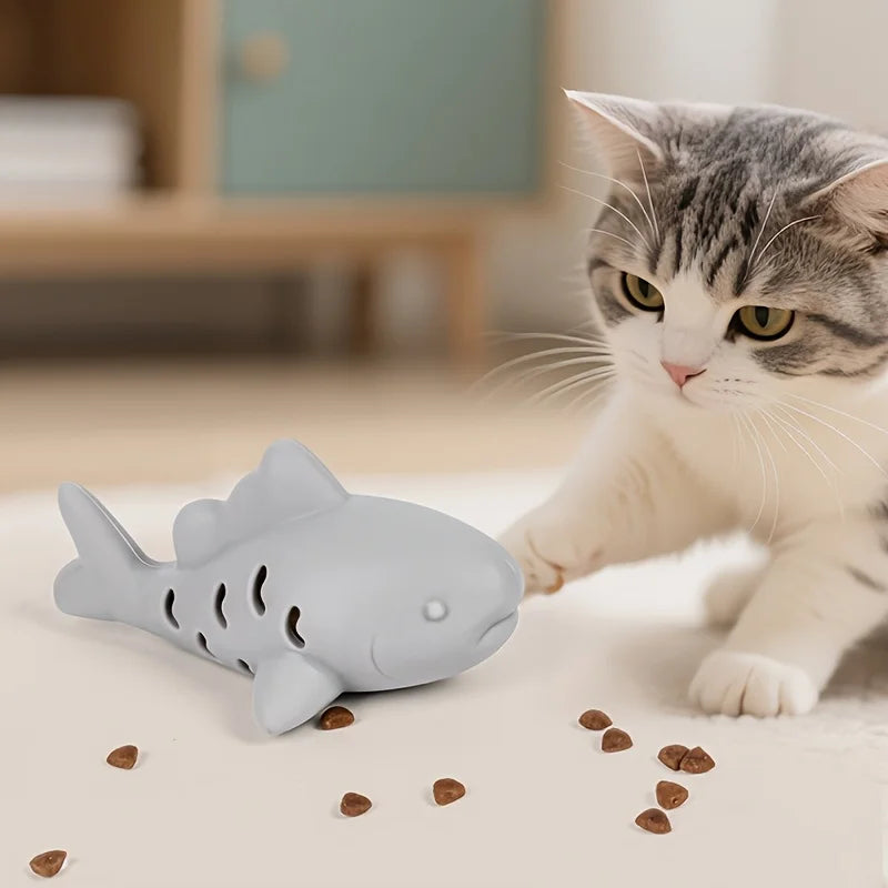 1 ud. Juguete interactivo para gatos y perros - Diseño duradero y resistente a las mordeduras, con comida escondida y superficie para desgastar los dientes, entretenimiento para mascotas pequeñas