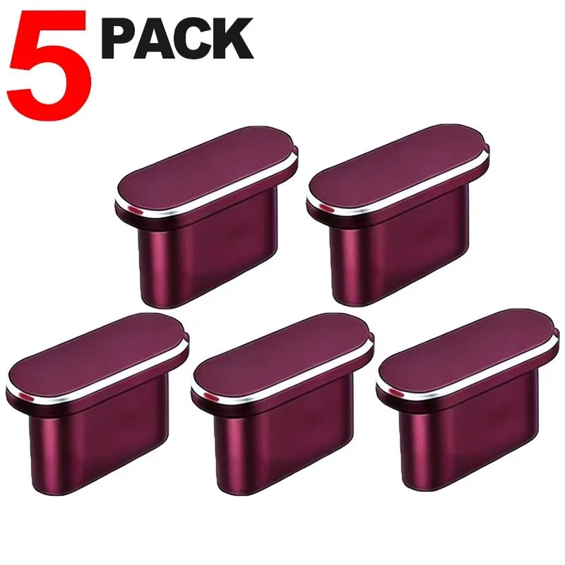 1-5Pcs Metal USB Type C Dust Plug For iPhone 18 17 16 Pro Max Mobile Phone Type-C Charging Port Protector Cover Cap Stopper