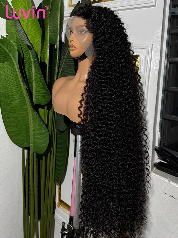 Perruque Lace Frontal Deep Wave 13x6 HD, perruque en cheveux humains brésiliens, perruque bouclée 30 à 40 pouces, perruque Lace Frontal 13x4 pour femmes