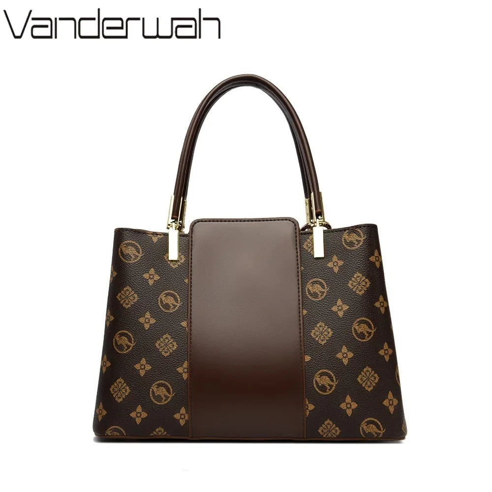 Genuine Brand Sac Leather Luxury Handbags Women Bags Designer Handbags High Quality Ladies Shoulder Hand Bags for Women 3 layers