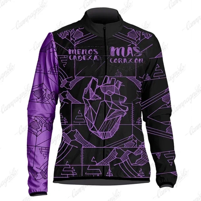Candidates riding long -sleeved windproof and rainproof shirt men's jacket bike mtb uci jersey Sport Top cycling windproof vest