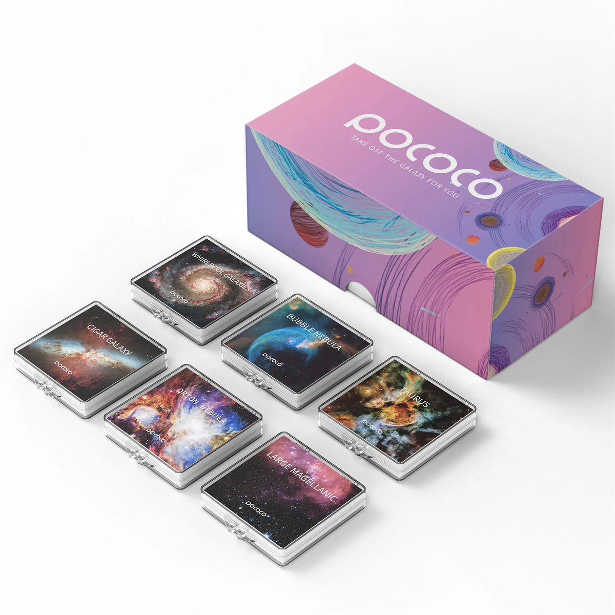 Wunderschöne Nebel – Scheiben für POCOCO Galaxy-Projektor, 5K Ultra HD, 6 Stück (ohne Projektor)