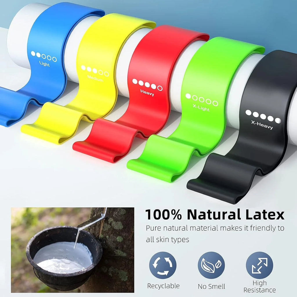 TPE Loop Resistance Band Set for Yoga and Training