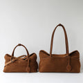 Vintage Suede Shoulder Bags Women Luxury Bags Designers Leather Fashion Rectangular Top handle Bags 2026 Autumn Winter