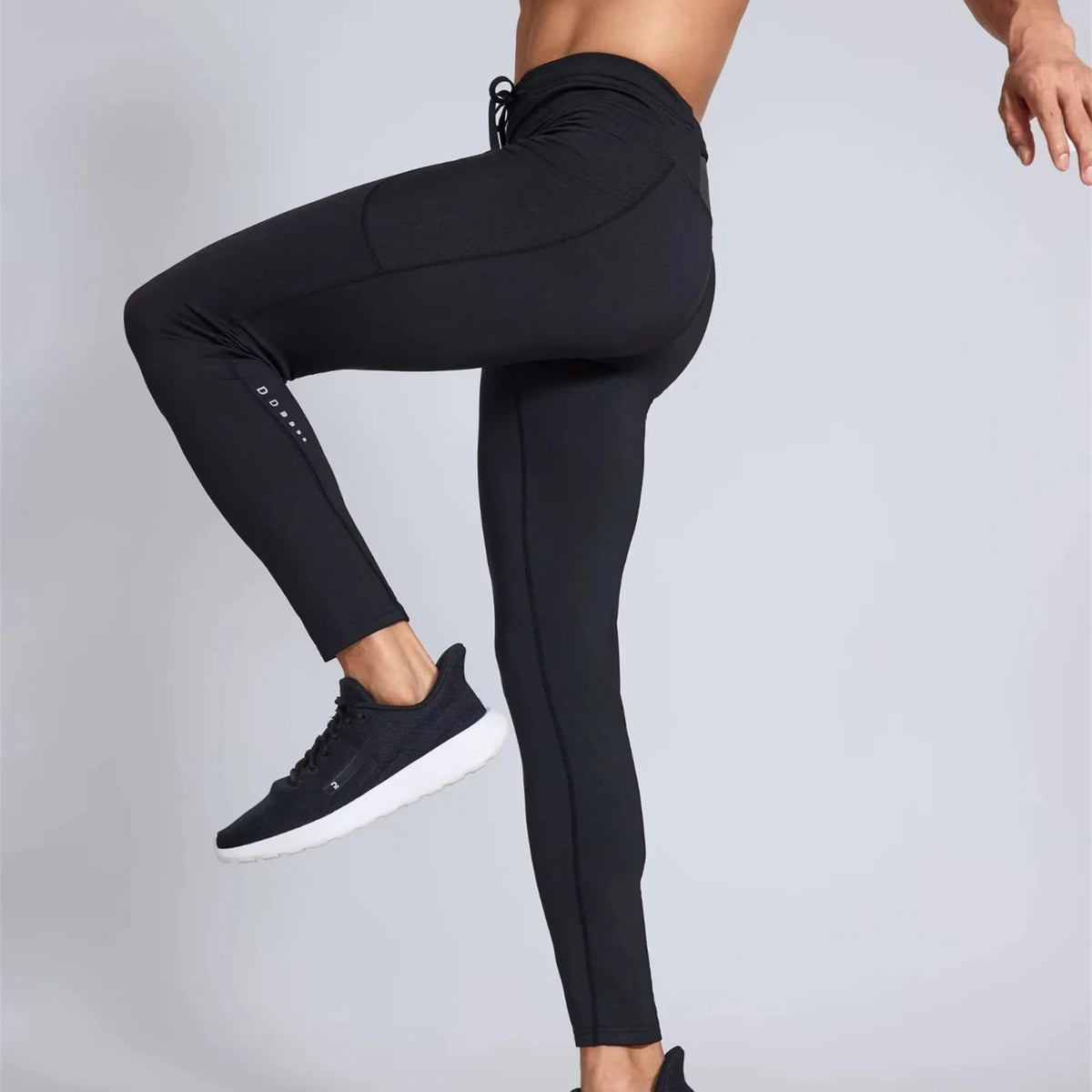 Leggings sportivi lunghi con vita elasticizzata