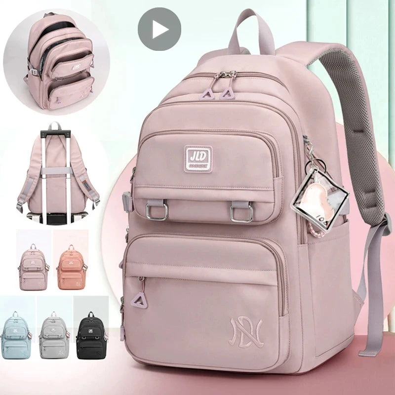 Sac à dos scolaire pour fille, sac à dos pour enfants, adolescents, écolières, sac de cours, cartable, sac pour femme, sac d'école, kit scolaire