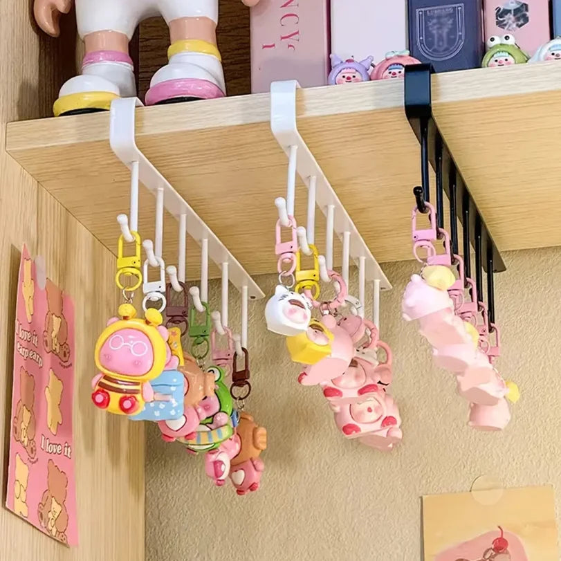 Metal Hook Rack for Keys and Accessories