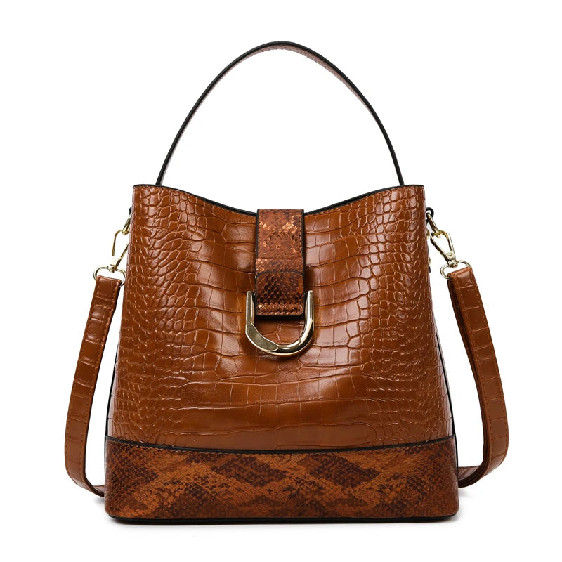 2026 New Soft Leather Bags Luxury Designer Handbag Brand High Quality Crocodile Pattern Women Crossbody Shoulder Bag Sac A Main