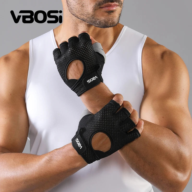 Half-Finger Training Gloves with Padded Palm