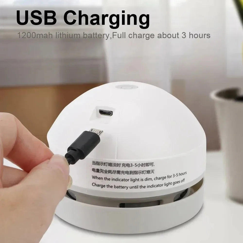 Mini aspirapolvere USB per scrivania e tastiera