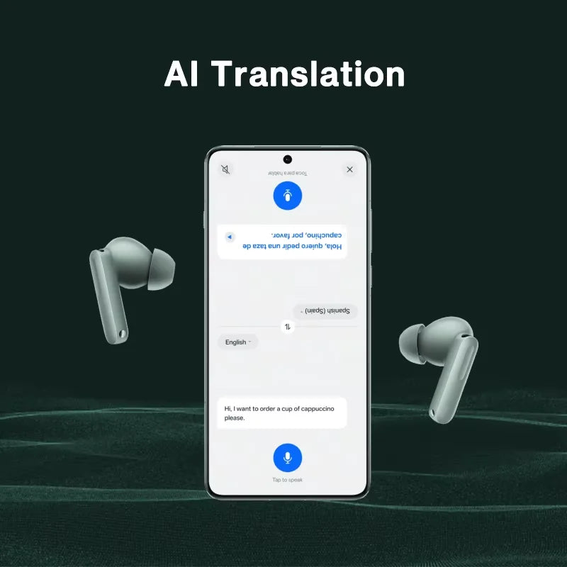 Global Version OnePlus Buds 4 True Wireless Earphones Up to 55dB Noise Cancelling ANC Dual Drivers with Dual DACs Bluetooth 5.4