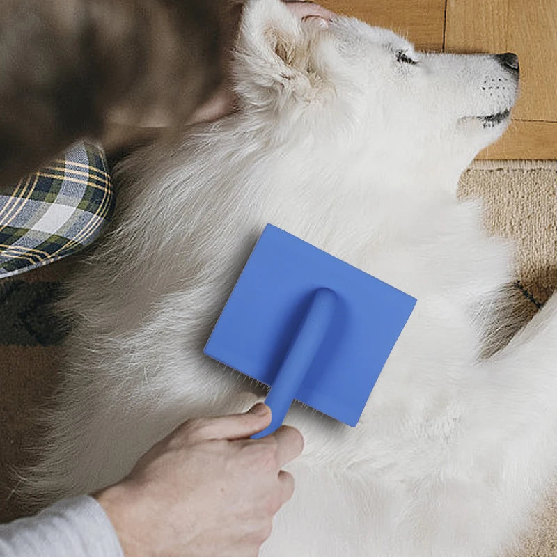 Cepillo manual para eliminar el pelo de mascotas, cepillo de belleza doméstico de mango largo, profesional y reutilizable, accesorios para el cuidado de mascotas