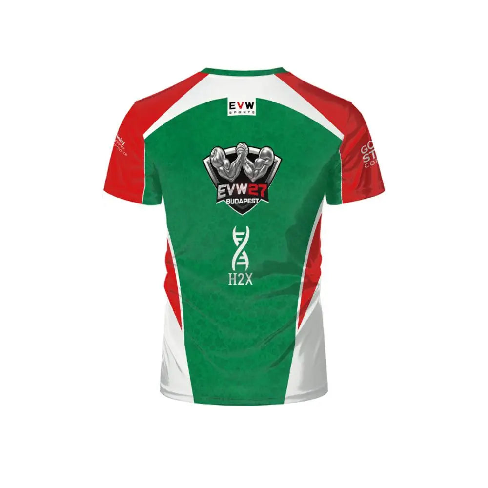 EVW 27 Armwrestling Jersey 2026 Popular Monster East Vs West 27 Breathable Quick-Drying T-Shirt Men's Fans Tee Customizable Name