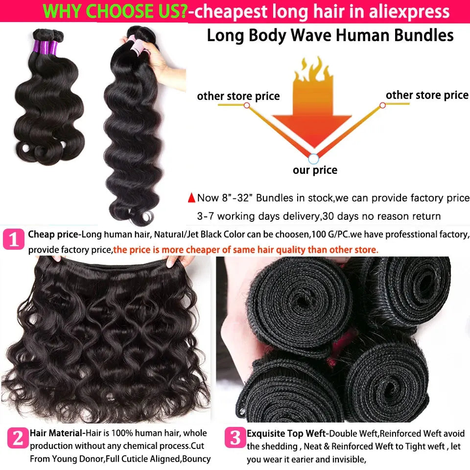 15A Echthaar-Strähnen Body Wave Unbehandeltes Naturbelassenes Echthaar-Extensions Echtes Welliges Haar Echtes Welliges Haar-Strähnen Body-Wave-Strähne Echthaar Doppelweft