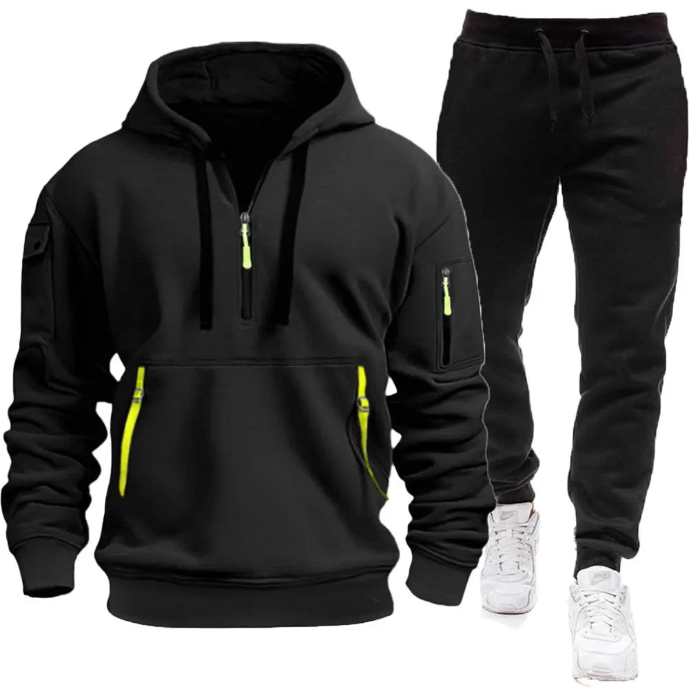 Completo uomo con felpa e pantaloni