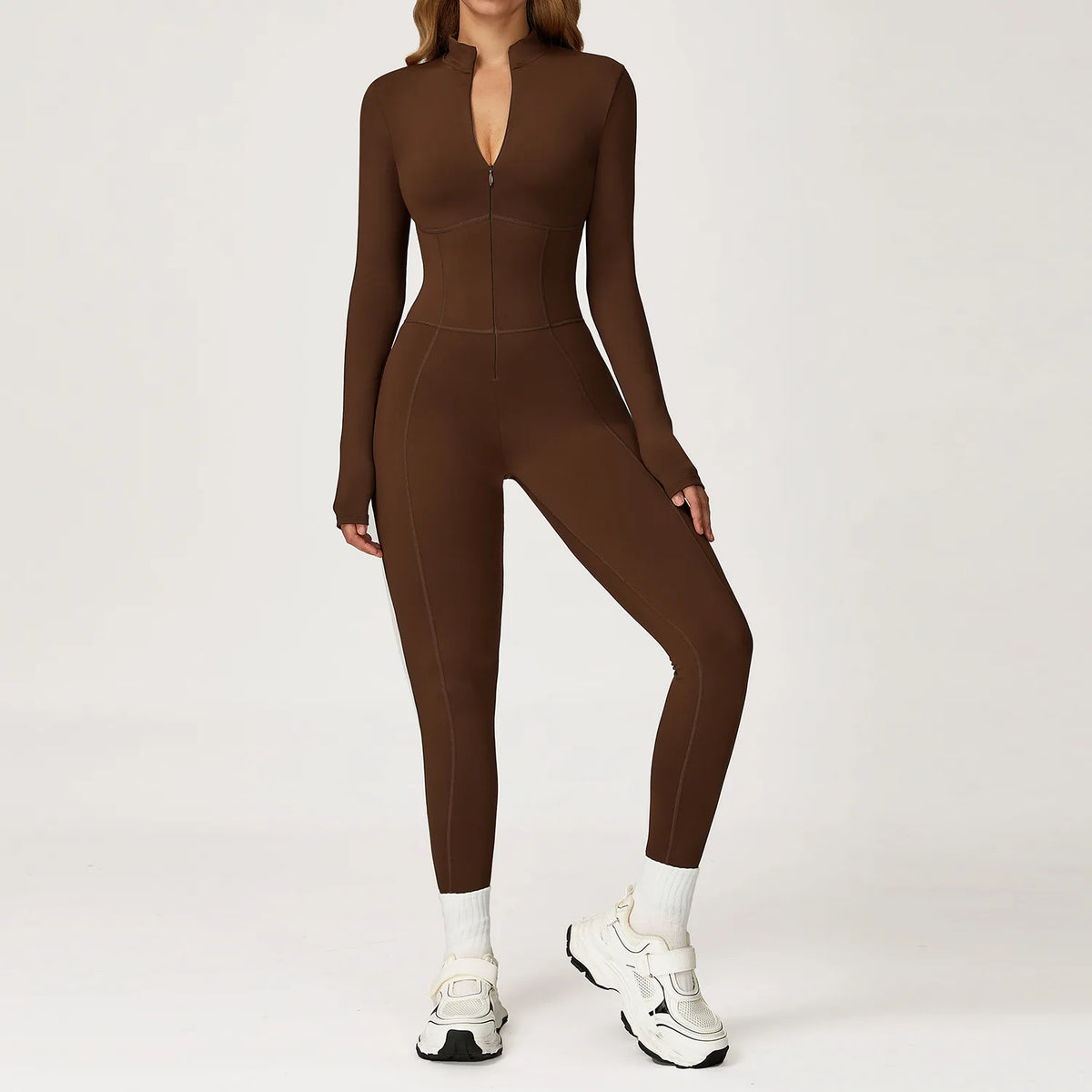 Sportoverall für Damen, langärmelig