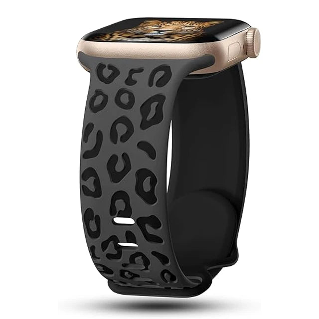 Engraved Strap For Apple Watch Band 45mm 44mm 46mm 42mm 41mm 40mm 49mm Silicone Correa Bracelet Series 11 8 9 10 7 SE 6 5 Ultra