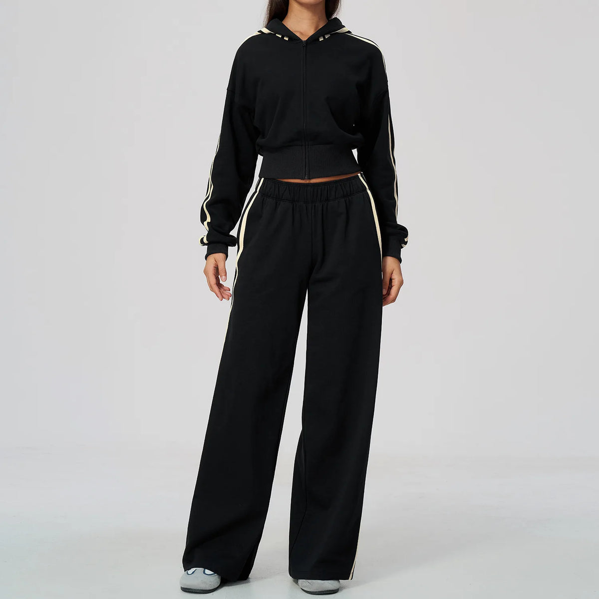 Ensemble yoga femme, 2 pièces, veste et pantalon