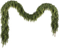 180Cm Artificial Plants Christmas Tree Cypress Leaf Garland Home Party Decor Outdoor Courtyard Pine Rattan Hanging Adorn Wreaths