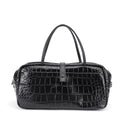 Women's Genuine Cowhide Leather Shoulder Bag Elegant Work Travel Luxury Designers Top Handle Sling Bag Adjustable Strap Refined