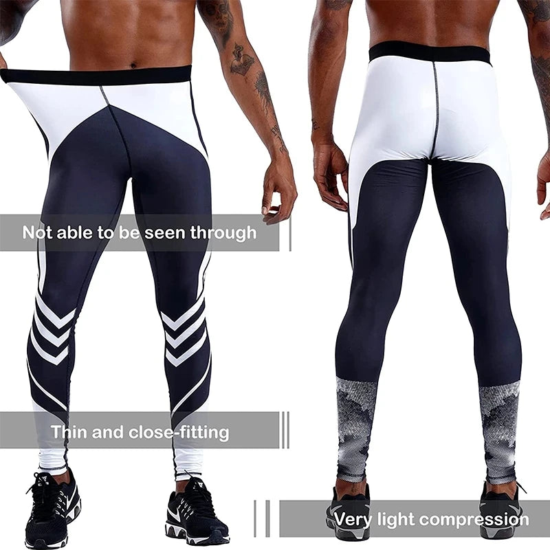 Leggings sportivi da uomo per corsa e allenamento