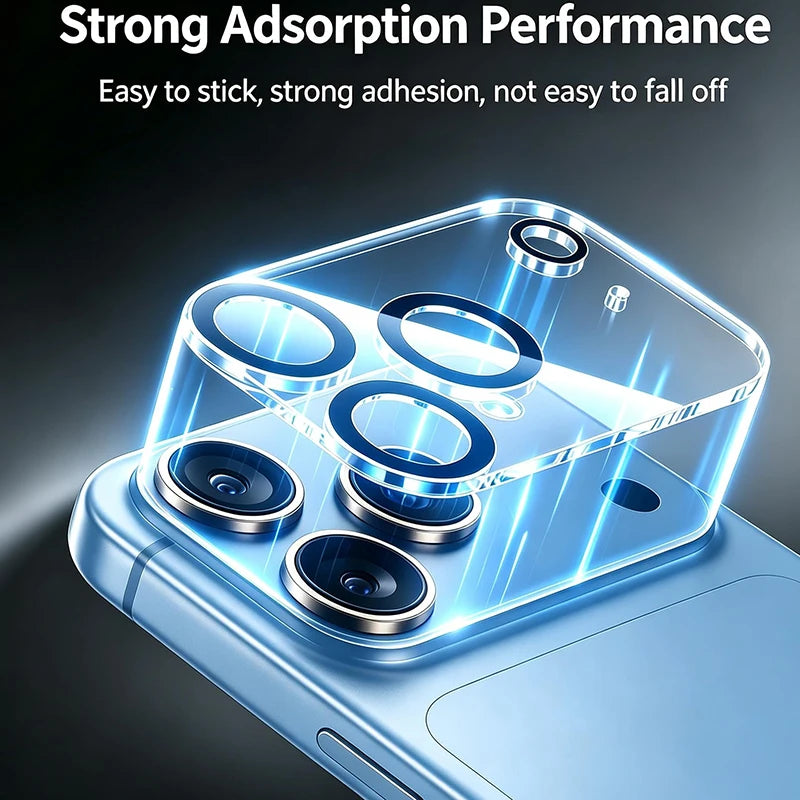3PCS Back Camera Lens Film for Apple iPhone 18 Pro Max Camera Protectors Transparent Tempered Glass Lens Cover