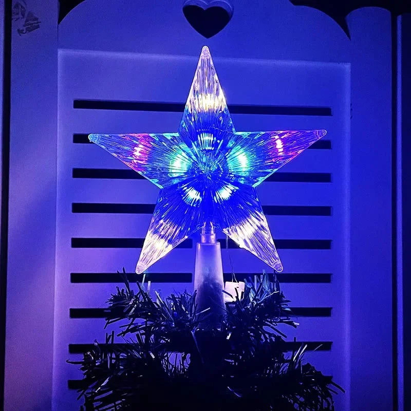 Étoile LED pour sapin de Noël