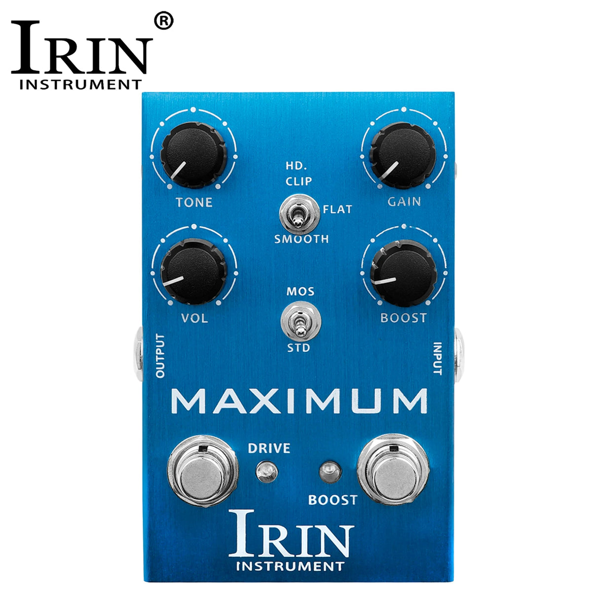 Pedale overdrive IRIN AN-41 per chitarra elettrica