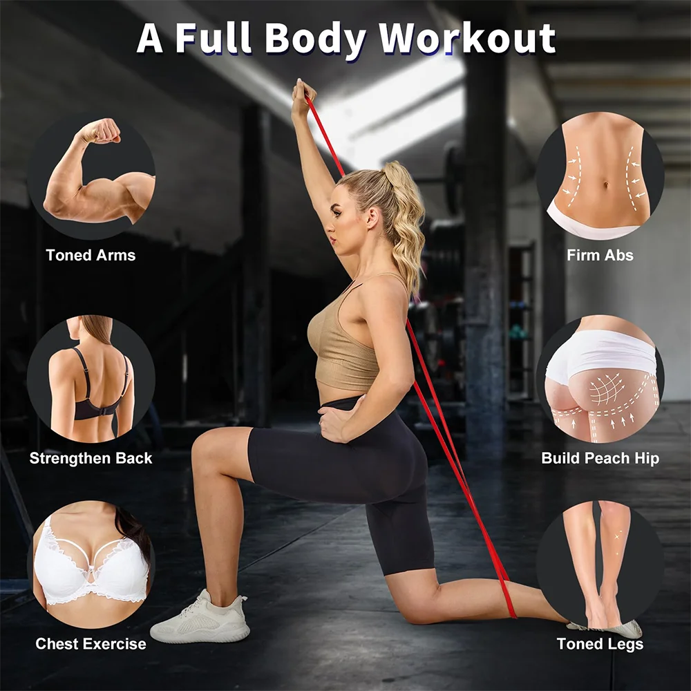 Heavy Resistance Bands for Strength Training and Home Workouts