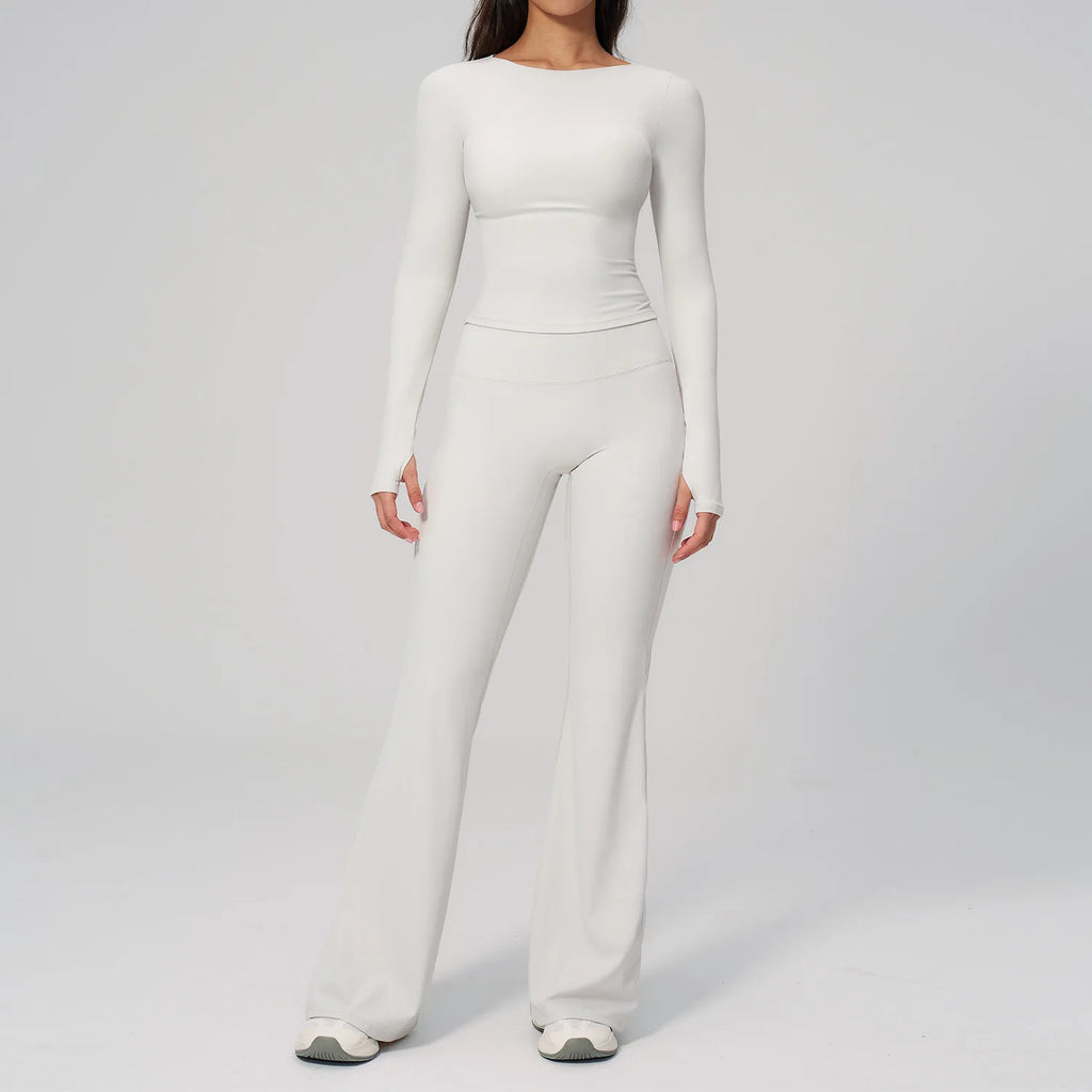 Ensemble yoga femme, 2 pièces, haut et legging
