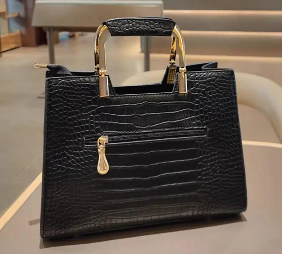 Genuine Leather Women's Handbag Luxury Fashion Real Rabbit Hair Single Shoulder Messenger Bag Large Capacity Portable Tote Bags