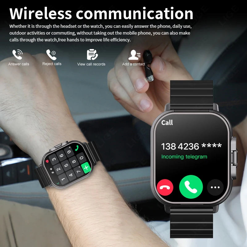 Two-in-One Smartwatch and Bluetooth Earphones Set