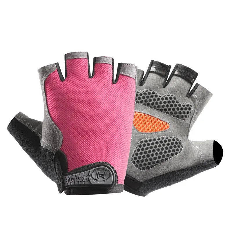 Fingerless Training Gloves for Gym, Weightlifting and Cycling